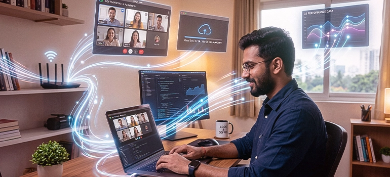 Benefits of Internet for Remote Work Banner