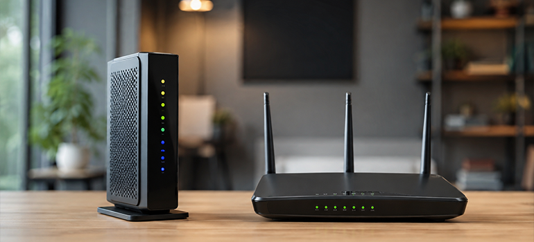Modem vs Router Banner