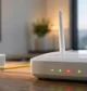 LOS Light on a Wi-Fi Router Banner